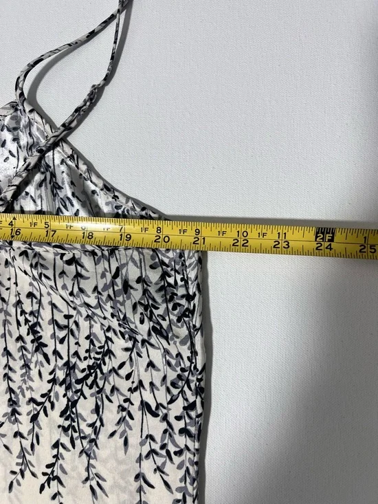 Coldwater Creek White Women’s Floral-Print Cami Adjustable Straps L - Picture 4 of 10